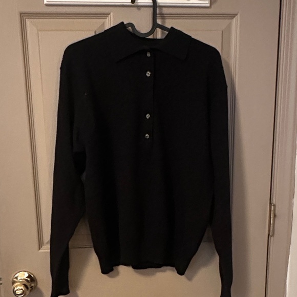 Black Cashmere Sweater - Picture 4 of 5